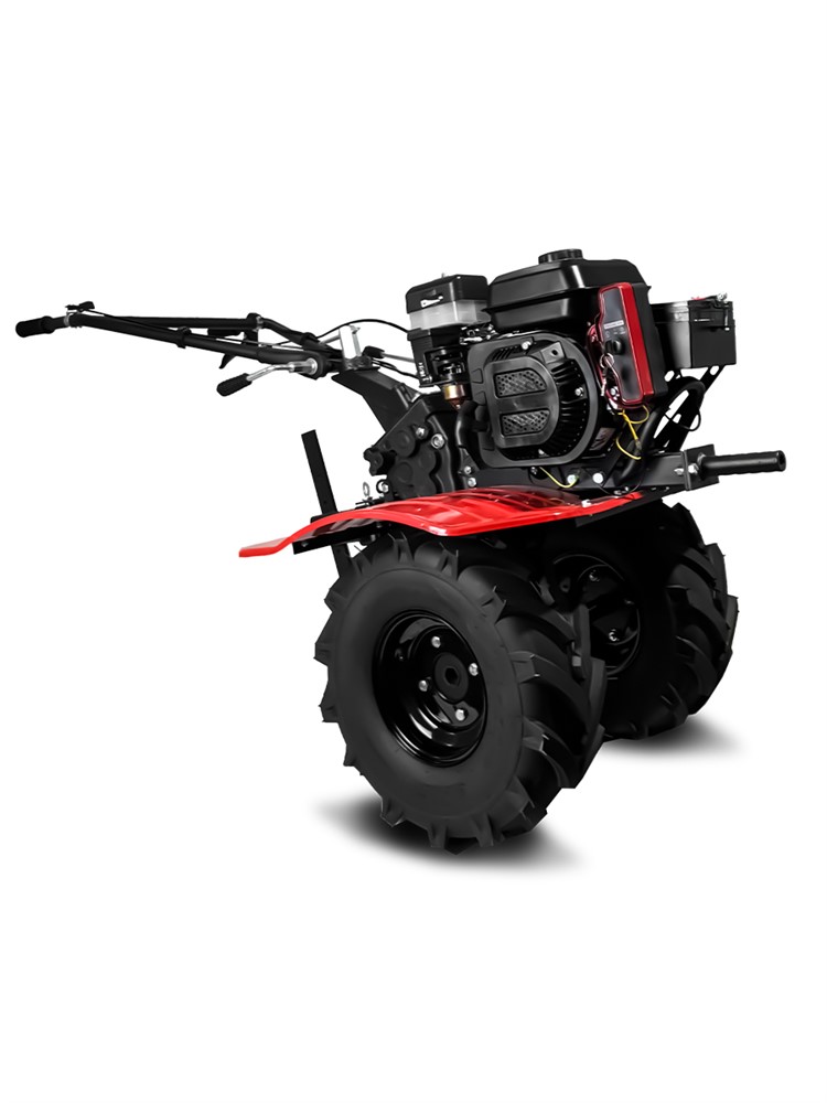 РЫСЬ Мотоблоки ременные 6 скоростей МБР 7-10 Э СУПЕР ПРО колеса EXTREME + электростартер